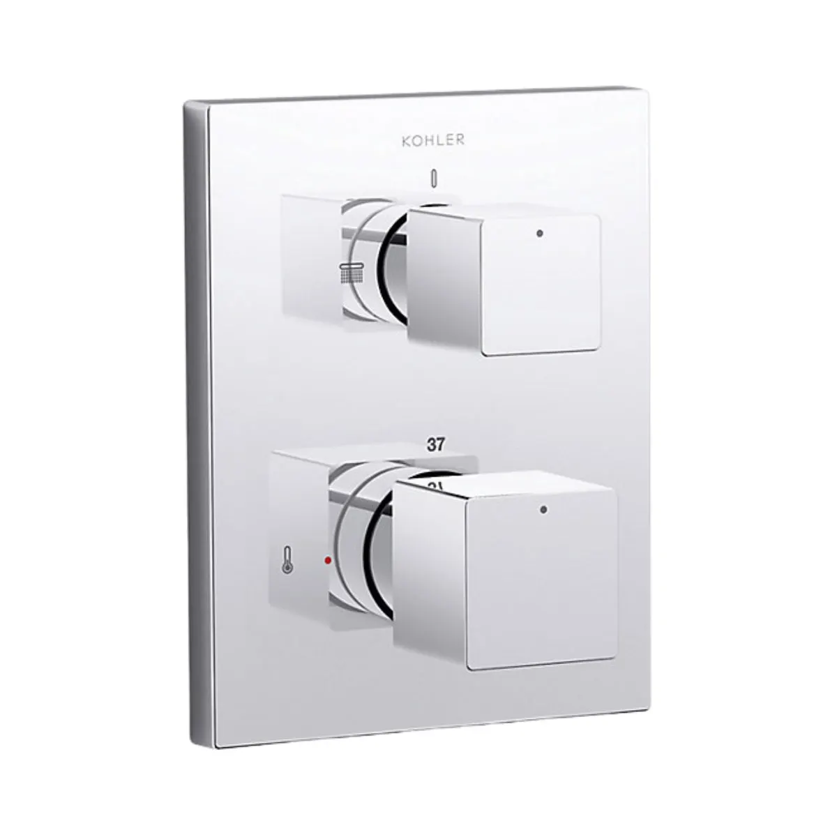 Kohler 2 way thermostatic diverter autosense 20742IN-9FP-CP 20742IN-9FP-CP Chrome - image 1