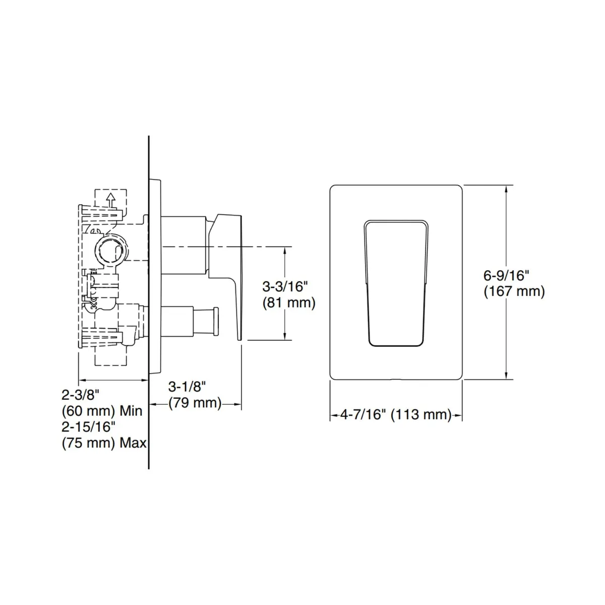 Kohler 2 way diverter hone 22541IN-4FS-AF 22541IN-4FS-AF French Gold - image 2