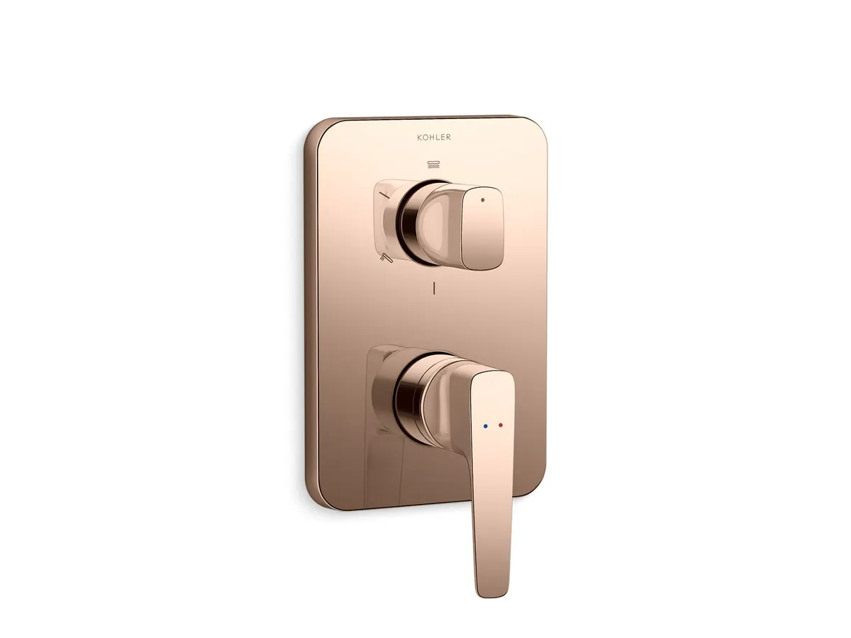 Kohler Aleo Plus 3 Way Diverter 22786IN-4-RGD 22786IN-4-RGD Rose Gold - image 1