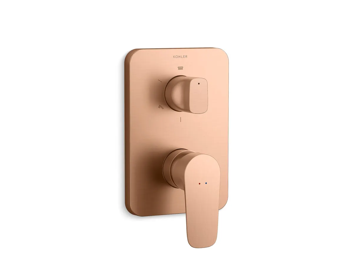 Kohler Aleo 3 Way Diverter 22792IN-4FP-BRD 22792IN-4FP-BRD Brushed Rose Gold - image 1