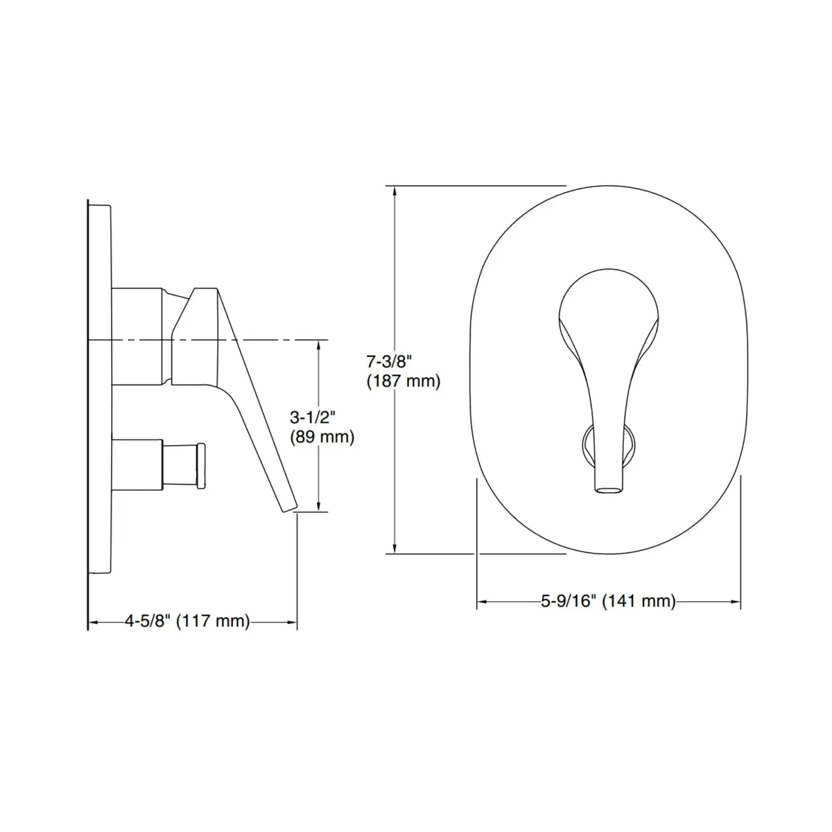 Kohler 2 way diverter vive 23971IN-4FS-AF 23971IN-4FS-AF French Gold - image 2
