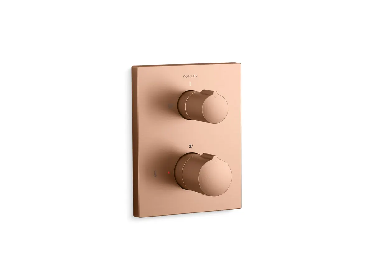 Kohler Autosense 2 Way Thermostatic Diverter 24431IN-9FP-BRD 24431IN-9FP-BRD Brushed Rose Gold - image 1