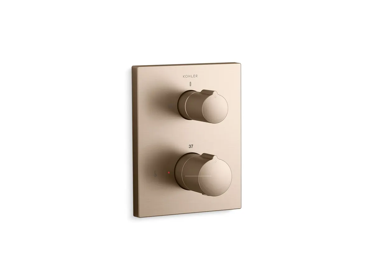 Kohler Autosense 2 Way Thermostatic Diverter 24431IN-9FP-BV 24431IN-9FP-BV Brushed Bronze - image 1