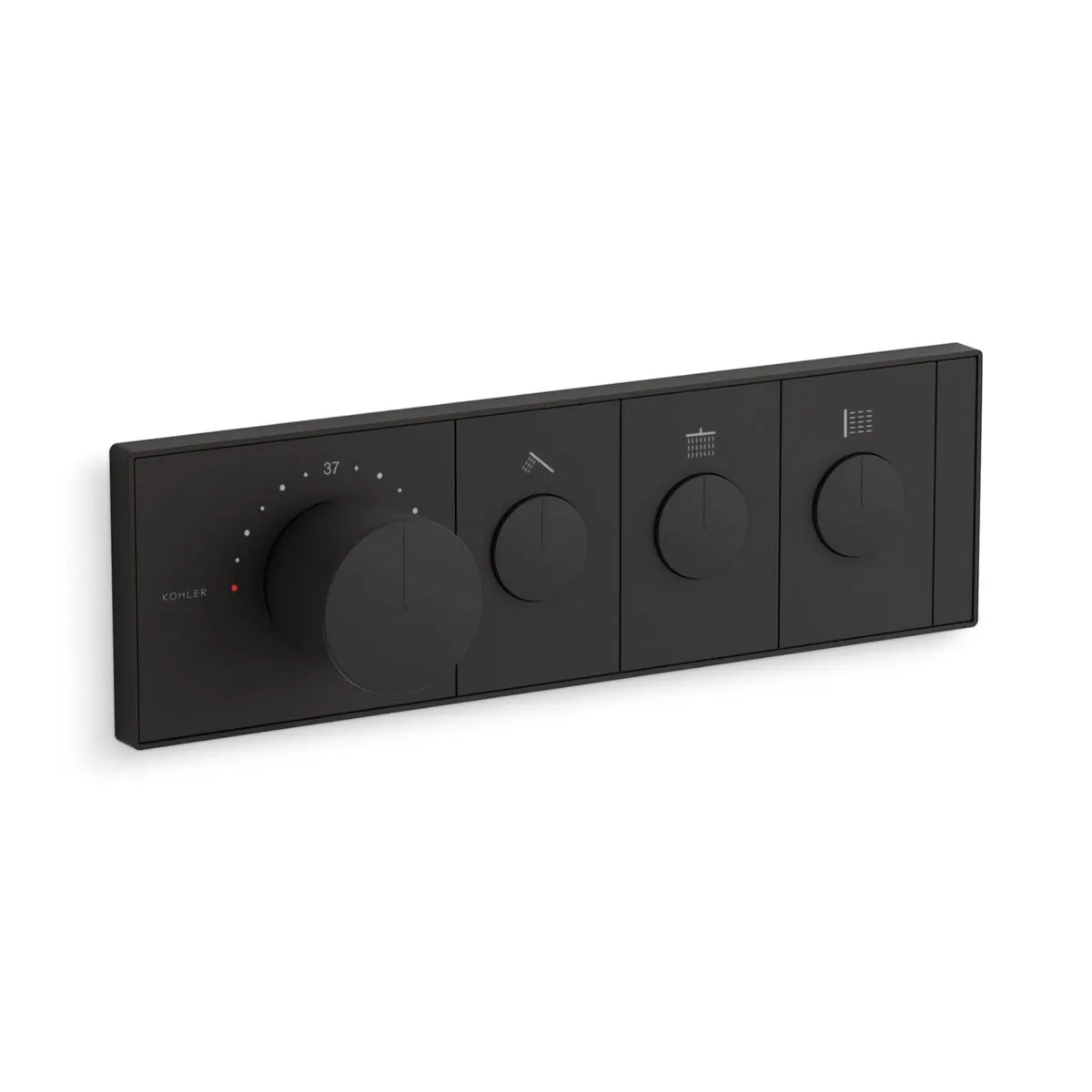 Kohler 3 way thermostatic diverter anthem 26347IN-9-BL 26347IN-9-BL Black Matt - image 1