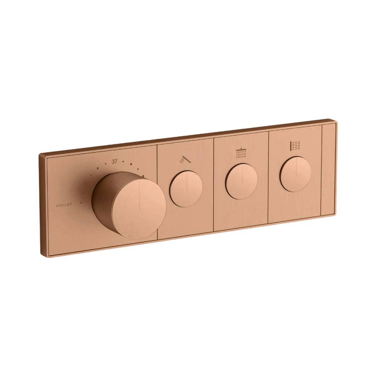 Kohler 3 way thermostatic diverter anthem 26347IN-9-BRD 26347IN-9-BRD Brushed Rose Gold - image 1