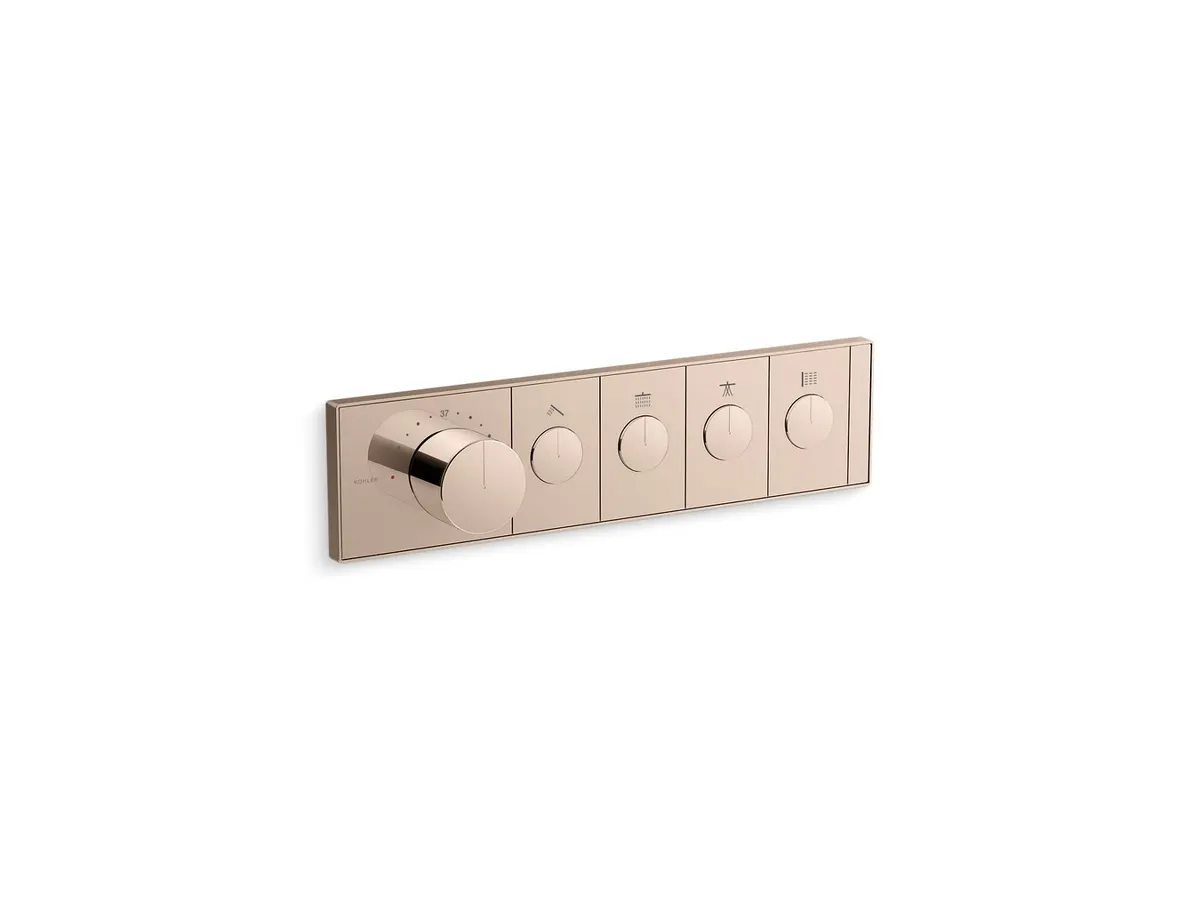 Kohler Anthem 4 Way Thermostatic Diverter 26348IN-9-RGD 26348IN-9-RGD Rose Gold - image 1
