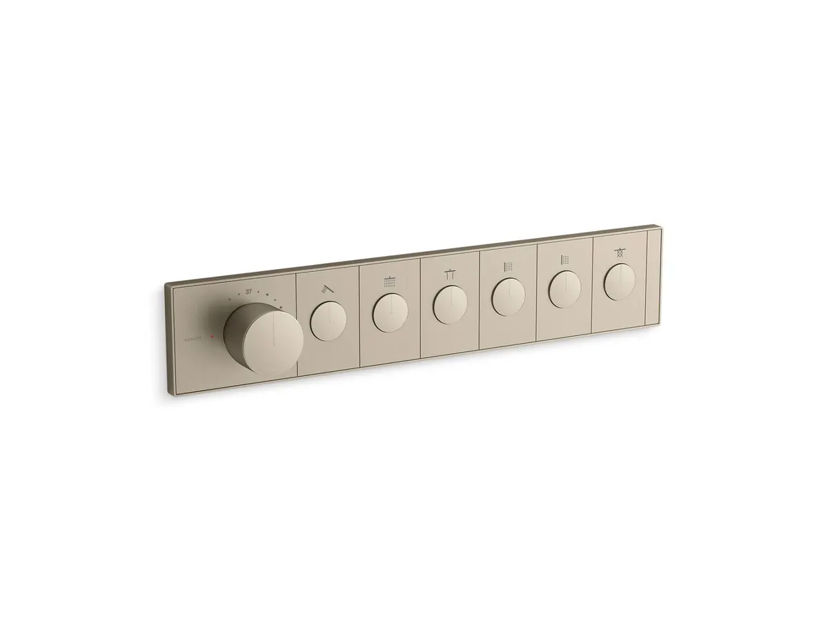 Kohler Anthem 6 Way Thermostatic Diverter 26350IN-9-BV 26350IN-9-BV Brushed Bronze - image 1