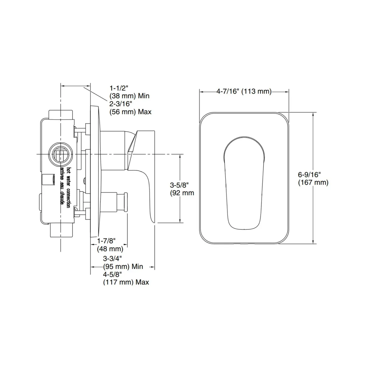 Kohler 2 way diverter aleo 72290IN-4FP-CP 72290IN-4FP-CP Chrome - image 2