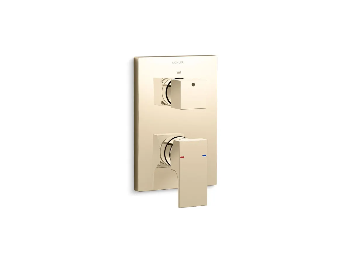 Kohler Aqua Turbo 360, 3 Way Diverter 99925IN-4FP-AF 99925IN-4FP-AF French Gold - image 1