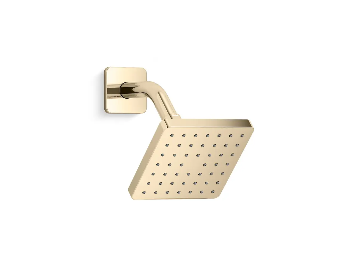 Kohler Parallel Overhead Shower, Single Flow, 22645IN-AF 22645IN-AF French Gold - image 1