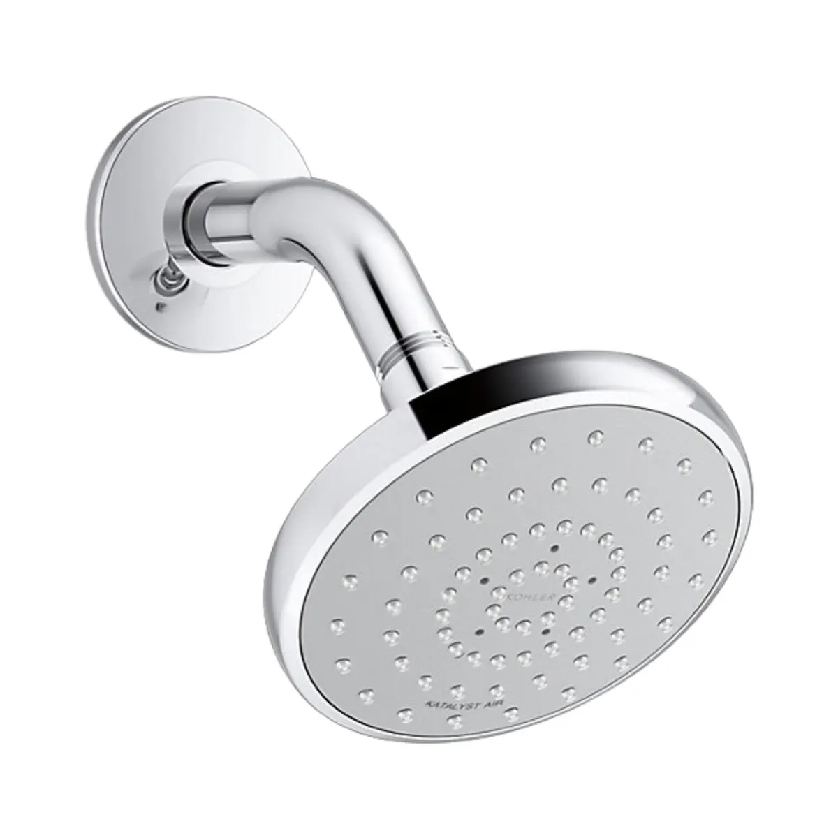 Kohler single flow overhead shower rain duet 23657IN-CP 23657IN-CP Chrome - image 1