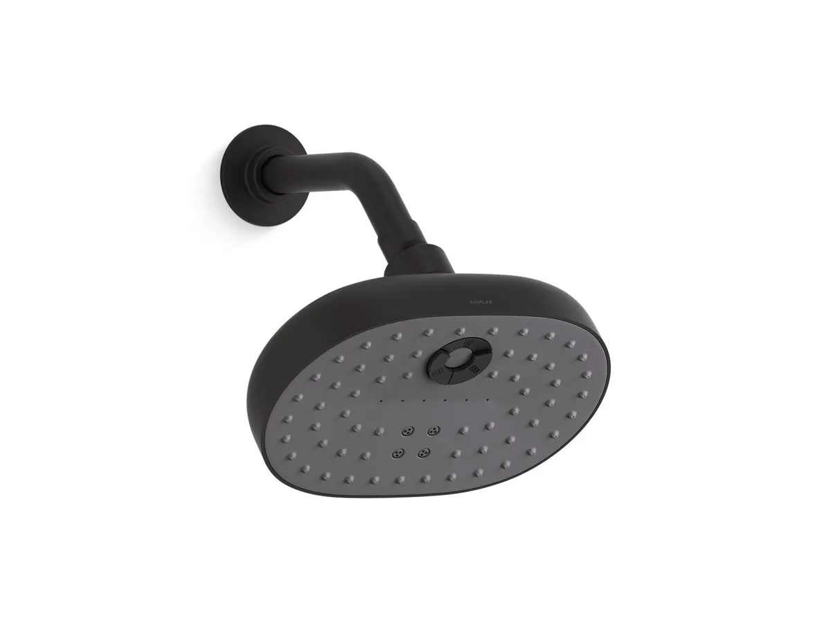 Kohler Statement Overhead Shower, Multi Flow, 26290IN-BL 26290IN-BL Matte Black - image 1