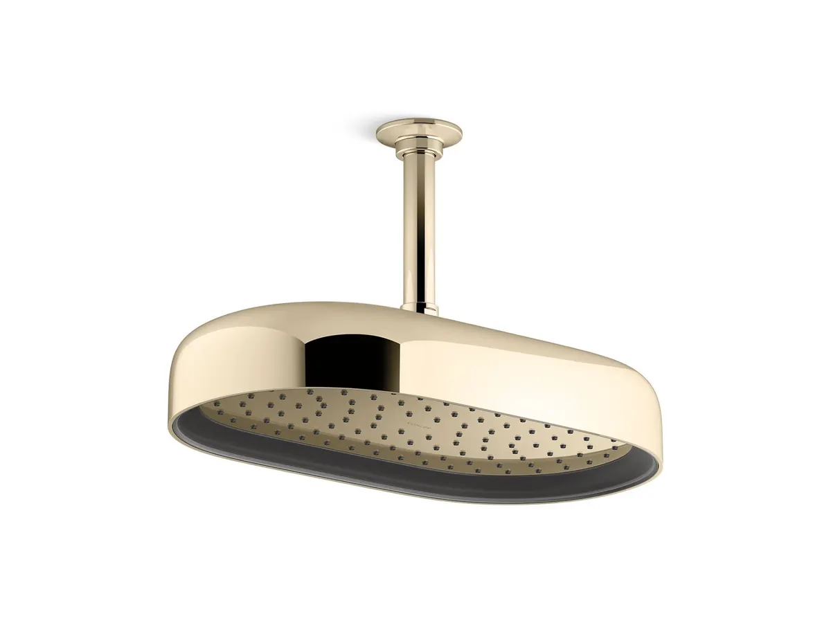 Kohler Statement Overhead Shower, Single Flow, 26294IN-AF 26294IN-AF French Gold - image 1