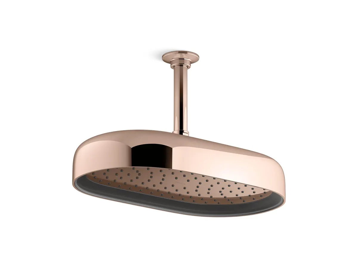 Kohler Statement Overhead Shower, Single Flow, 26294IN-RGD 26294IN-RGD Rose Gold - image 1