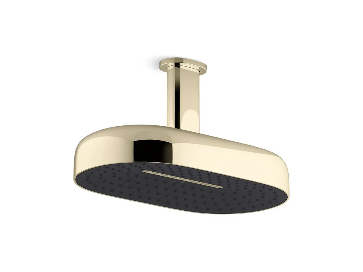 Kohler Statement Overhead Shower, Multi Flow, 26296IN-AF 26296IN-AF French Gold - image 1