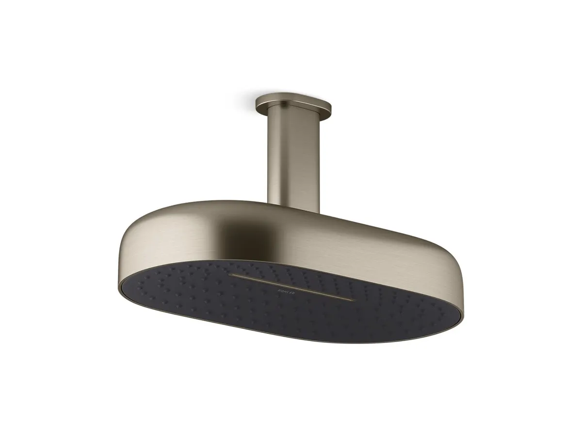 Kohler Statement Overhead Shower, Multi Flow, 26296IN-BV 26296IN-BV Brushed Bronze - image 1