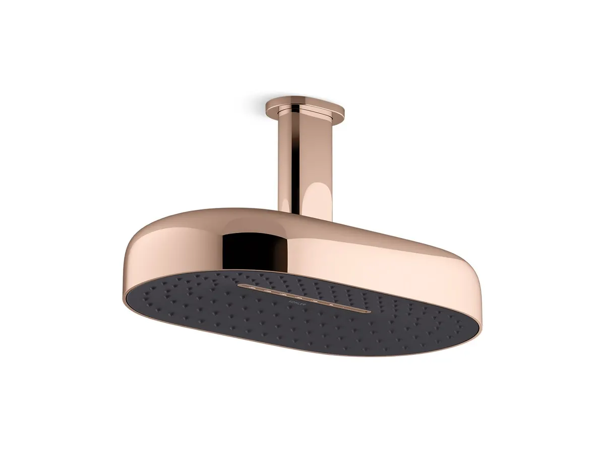 Kohler Statement Overhead Shower, Multi Flow, 26296IN-RGD 26296IN-RGD Rose Gold - image 1