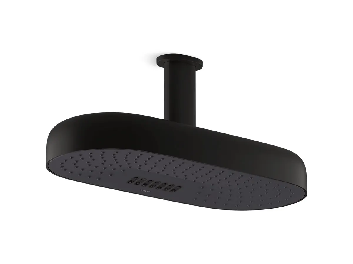 Kohler Statement Overhead Shower, Multi Flow, 26297IN-BL 26297IN-BL Matte Black - image 1