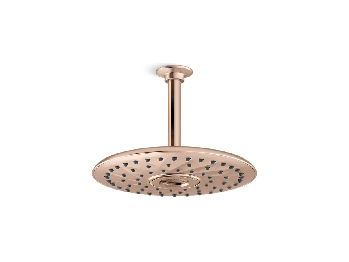 Kohler Rain Max Overhead Shower, Single Flow, 26854IN-RGD-Rose 26854IN-RGD Rose Gold - image 1