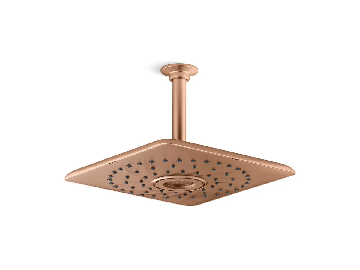 Kohler Rain Max Overhead Shower, Single Flow, 26855IN-BRD 26855IN-BRD Brushed Rose Gold - image 2