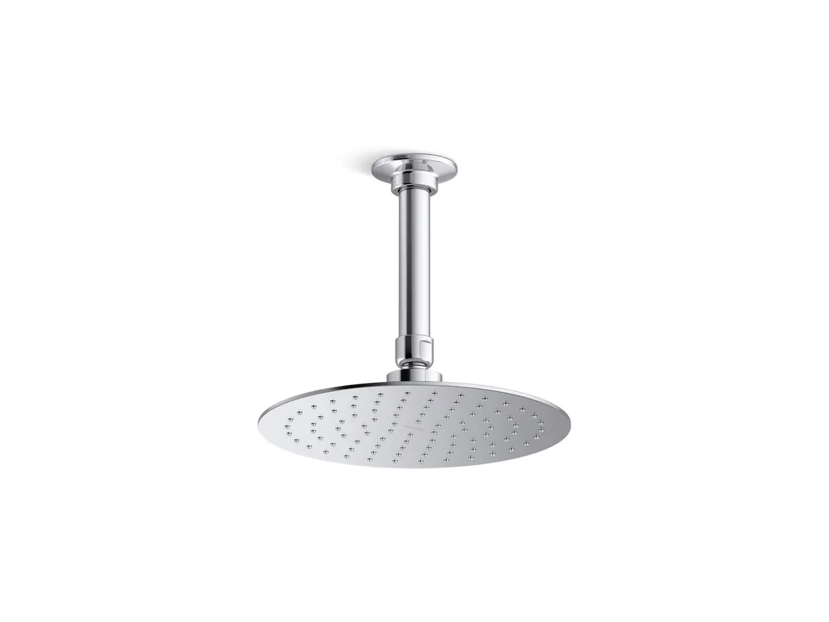 Kohler Rain Duet Overhead Shower, Single Flow, 73037IN-CL-CP 73037IN-CL-CP Chrome - image 2
