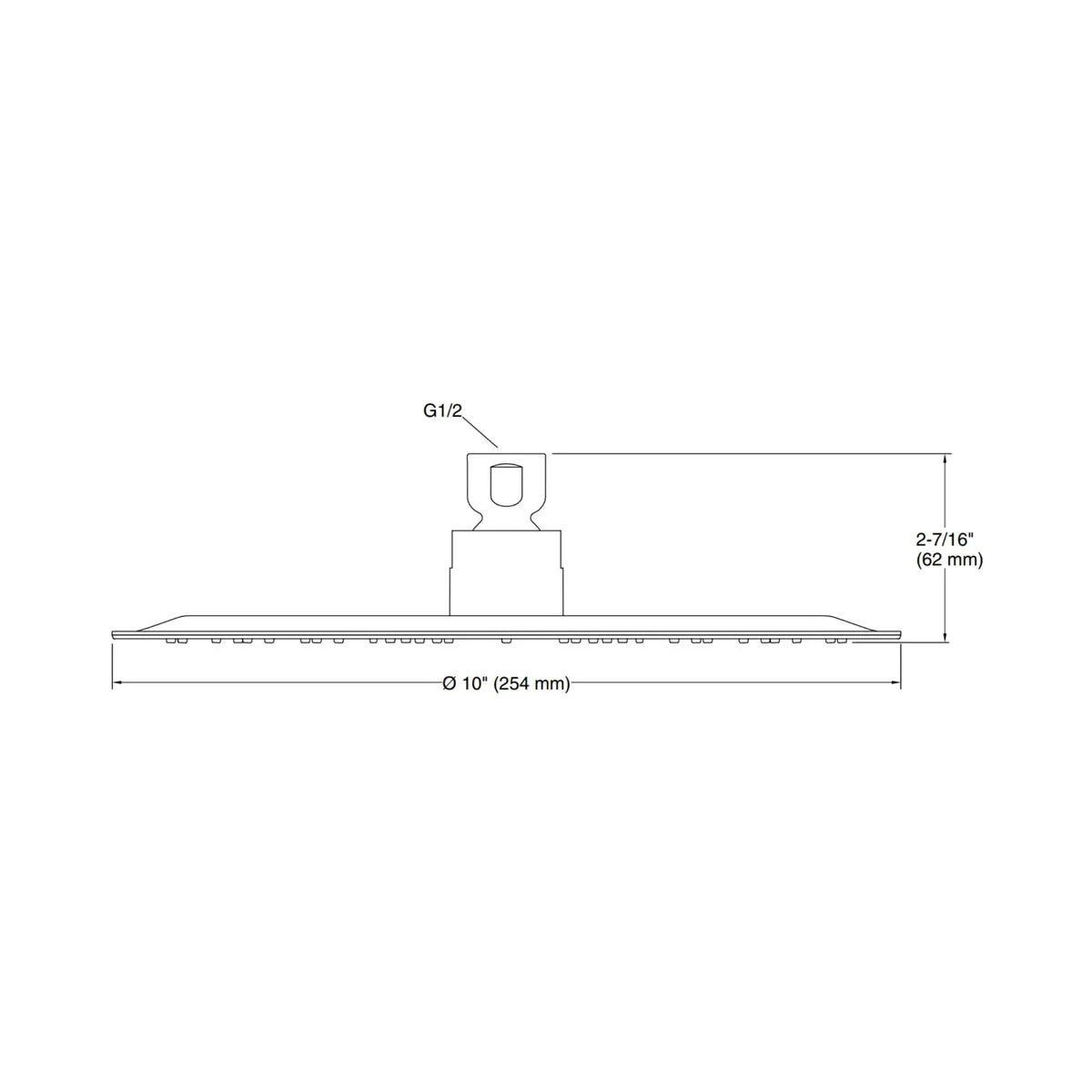 Kohler multi flow overhead shower rain duet 73039IN-CL-CP 73039IN-CL-CP Chrome - image 3