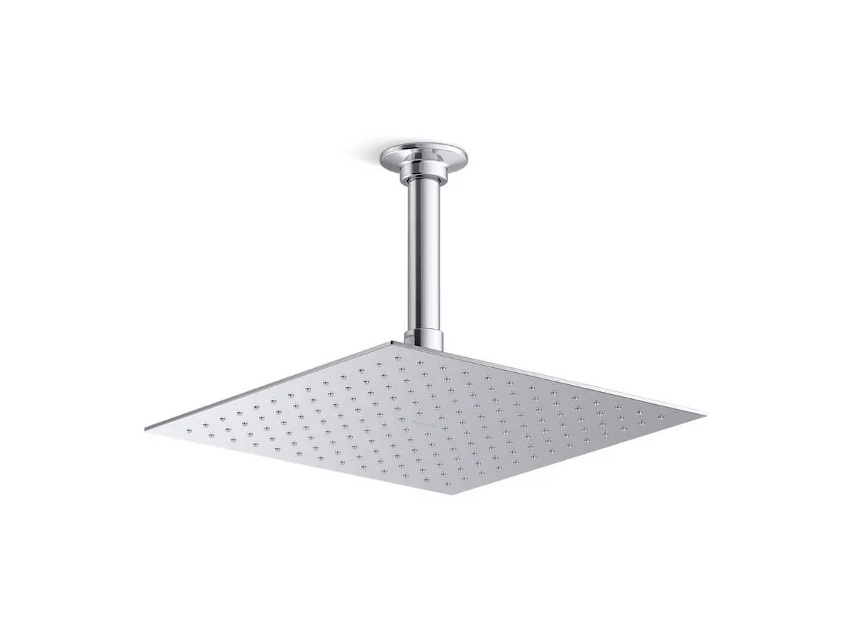 Kohler Rain Duet Overhead Shower, Single Flow, 73040IN-CL-CP 73040IN-CL-CP Chrome - image 2