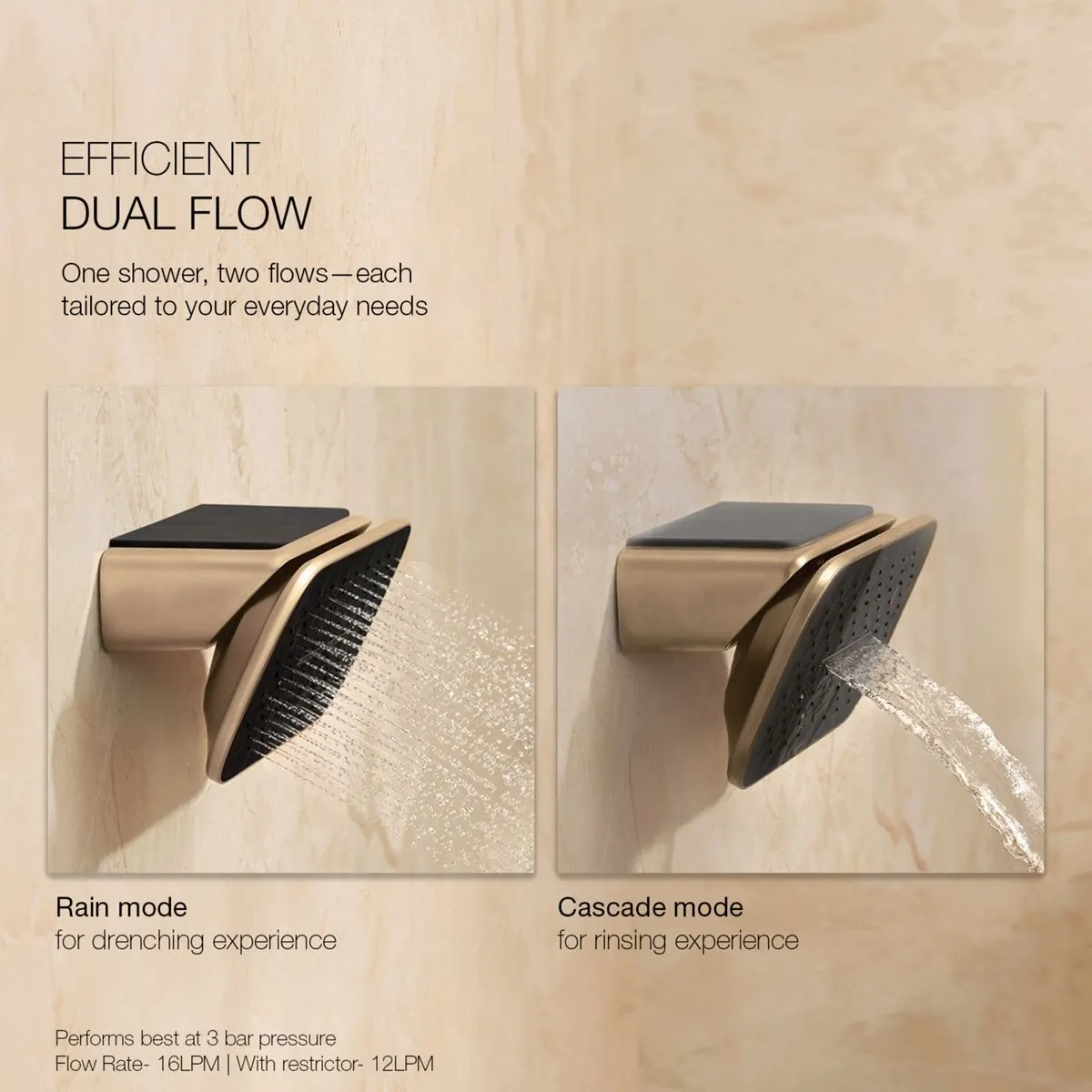 Kohler Radiance Shoulder Shower, Multi Flow, 34099IN-AF 34099IN-AF French Gold - image 3