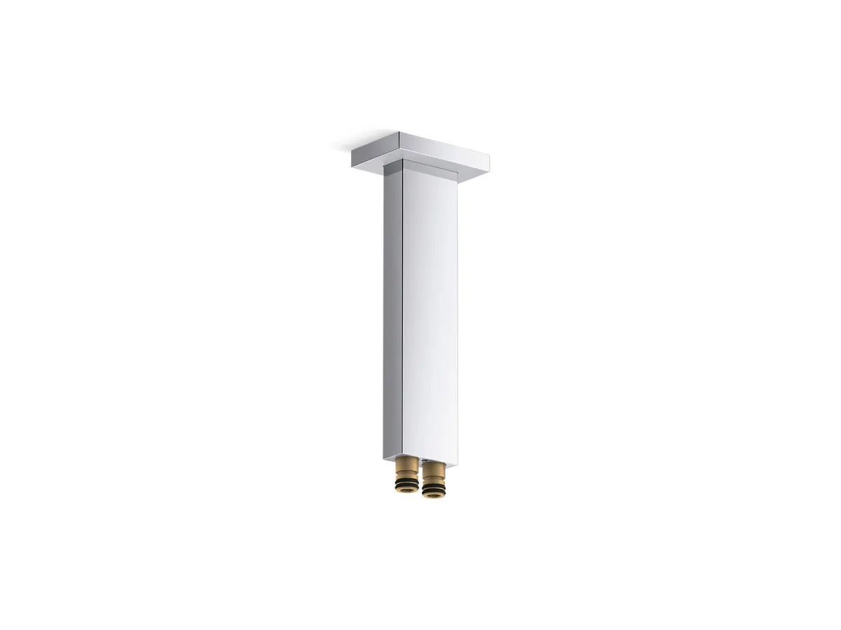 Kohler Rectangular Shower Arm 229mm, Ceiling Mounted, 22310IN-CP 22310IN-CP Chrome - image 1