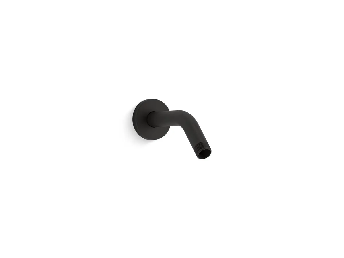 Kohler Round Shower Arm 165mm, Wall Mounted, 26318IN-BL 26318IN-BL Matte Black - image 1