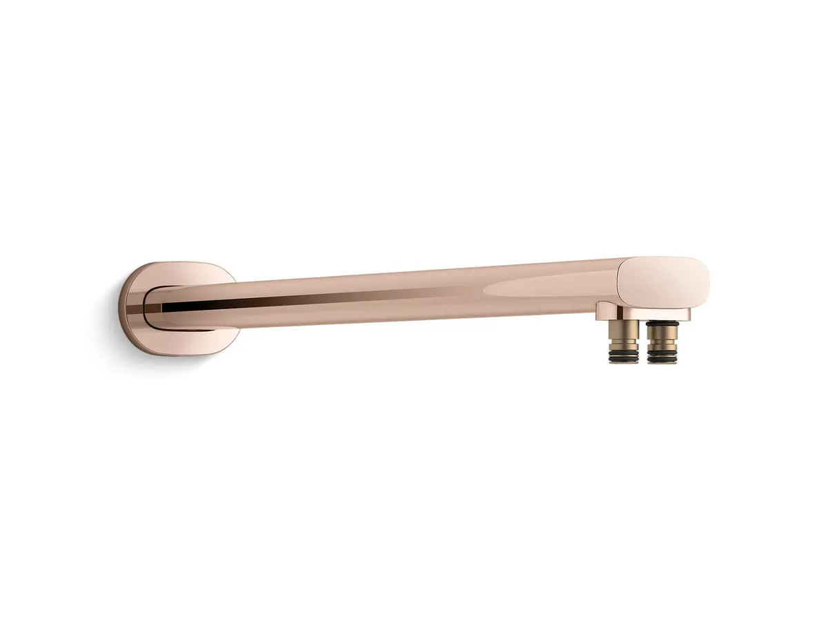 Kohler Round Shower Arm 482mm, Wall Mounted, 26324IN-RGD 26324IN-RGD Rose Gold - image 1
