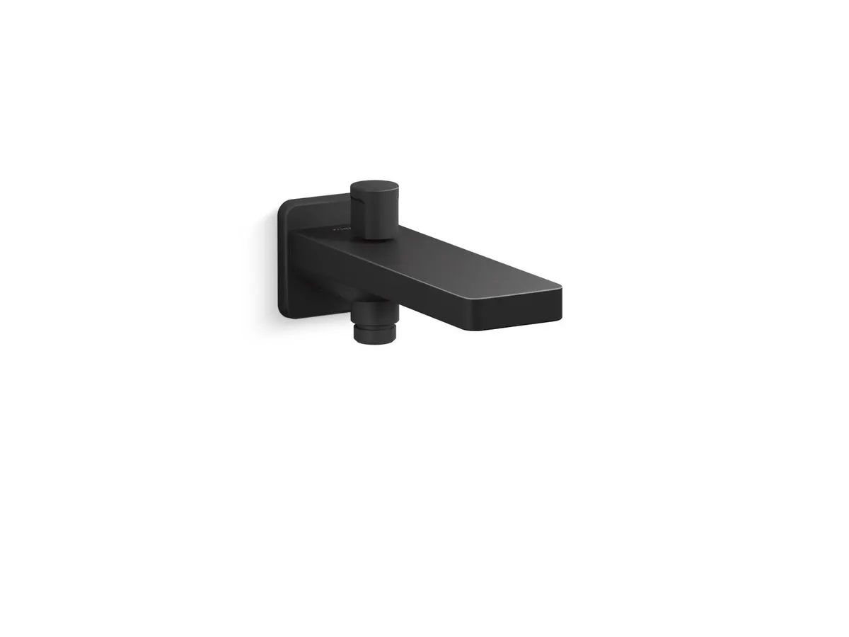 Kohler Parallel Wall Spout 23511IN-BL 23511IN-BL Matte Black - image 1