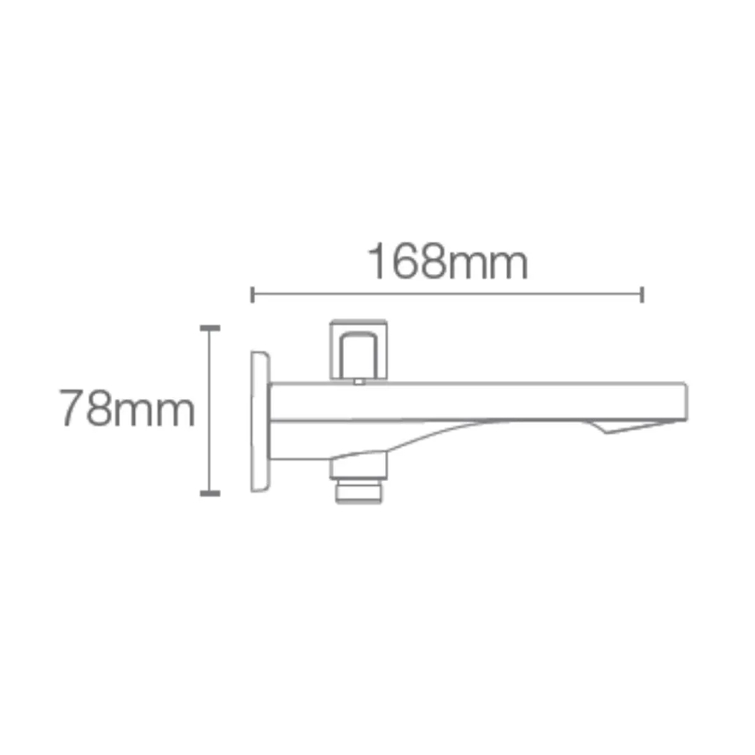 Kohler wall mounted spout parallel 23511IN-BV 23511IN-BV Brushed Bronze - image 2