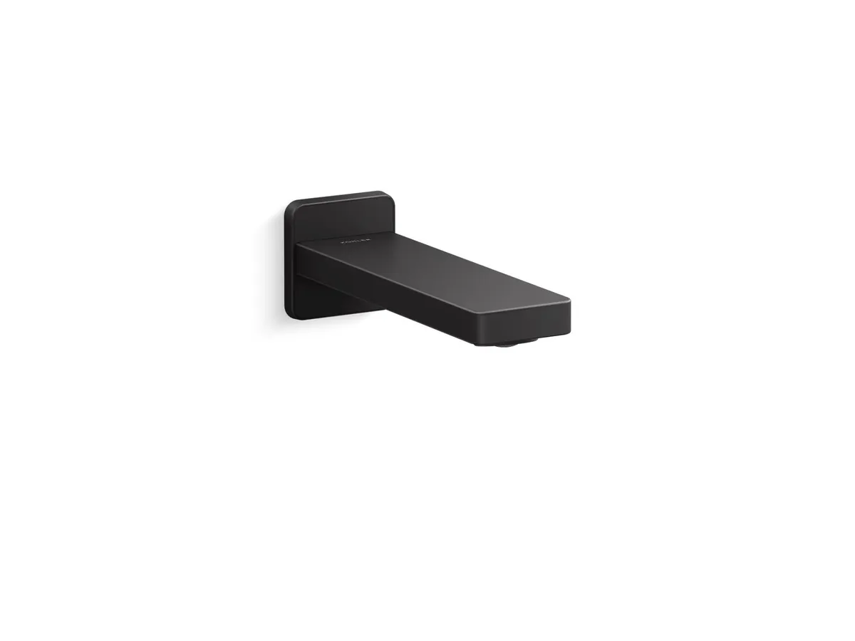 Kohler Parallel Wall Spout 23512IN-BL 23512IN-BL Matte Black - image 1