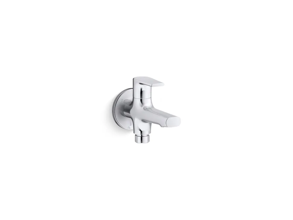 Kohler Apt Bib Tap for WC Area, 2 Way, 33972IN-4-CP 33972IN-4-CP Chrome - image 1