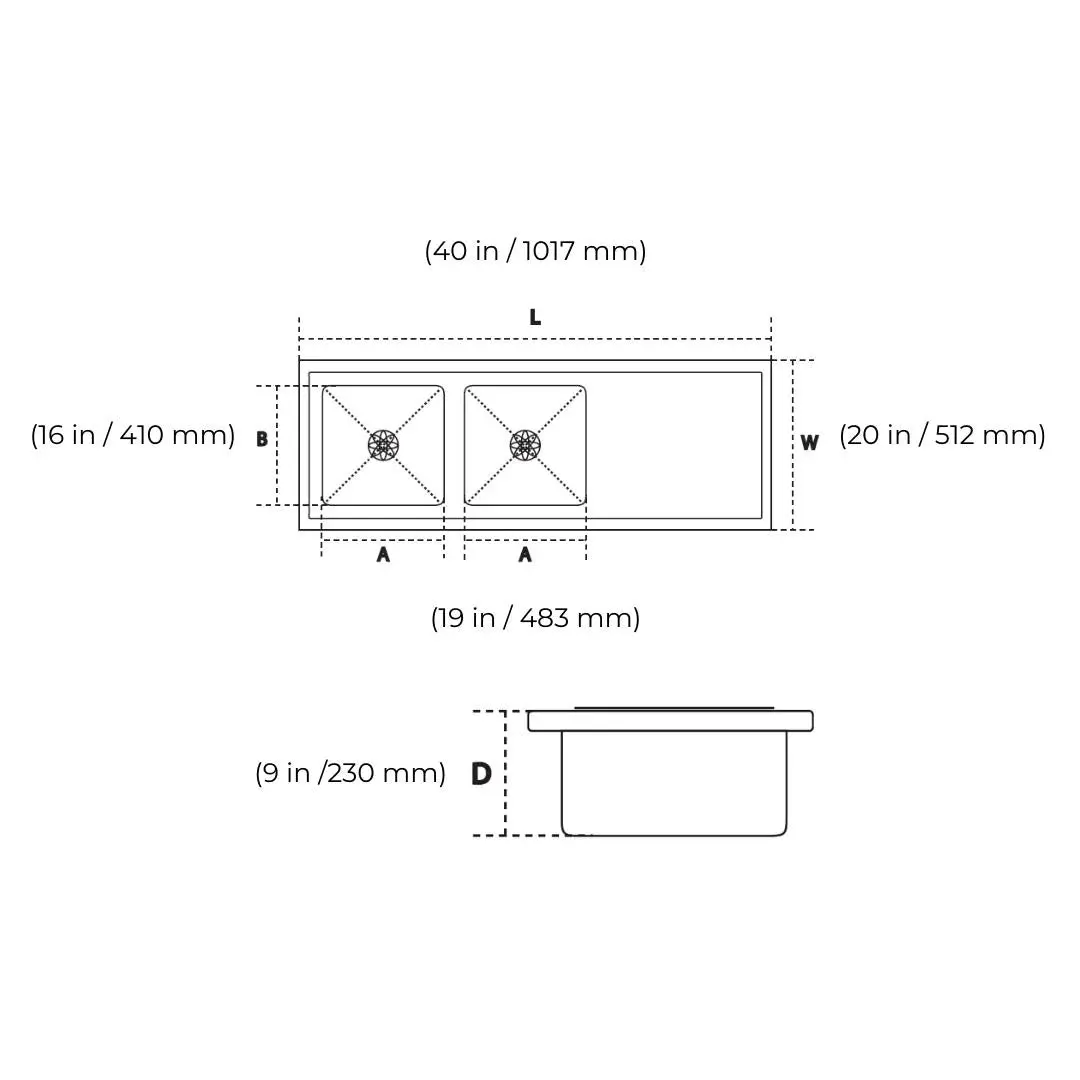 Hindware stainless steel Sink Designer series marino hm plus ( 40 x 20 inches ) HINDWARE-STAINLESS-STEEL-SINK-DESIGNER-SERIES-MARINO-HM-PLUS-40-X-20-INCHES-SATIN Satin - image 4