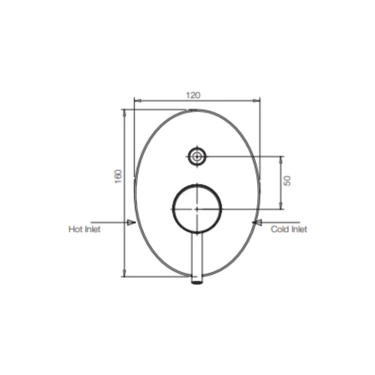 Parryware 2 way diverter agate G0650A1 G0650A1 Chrome - image 2