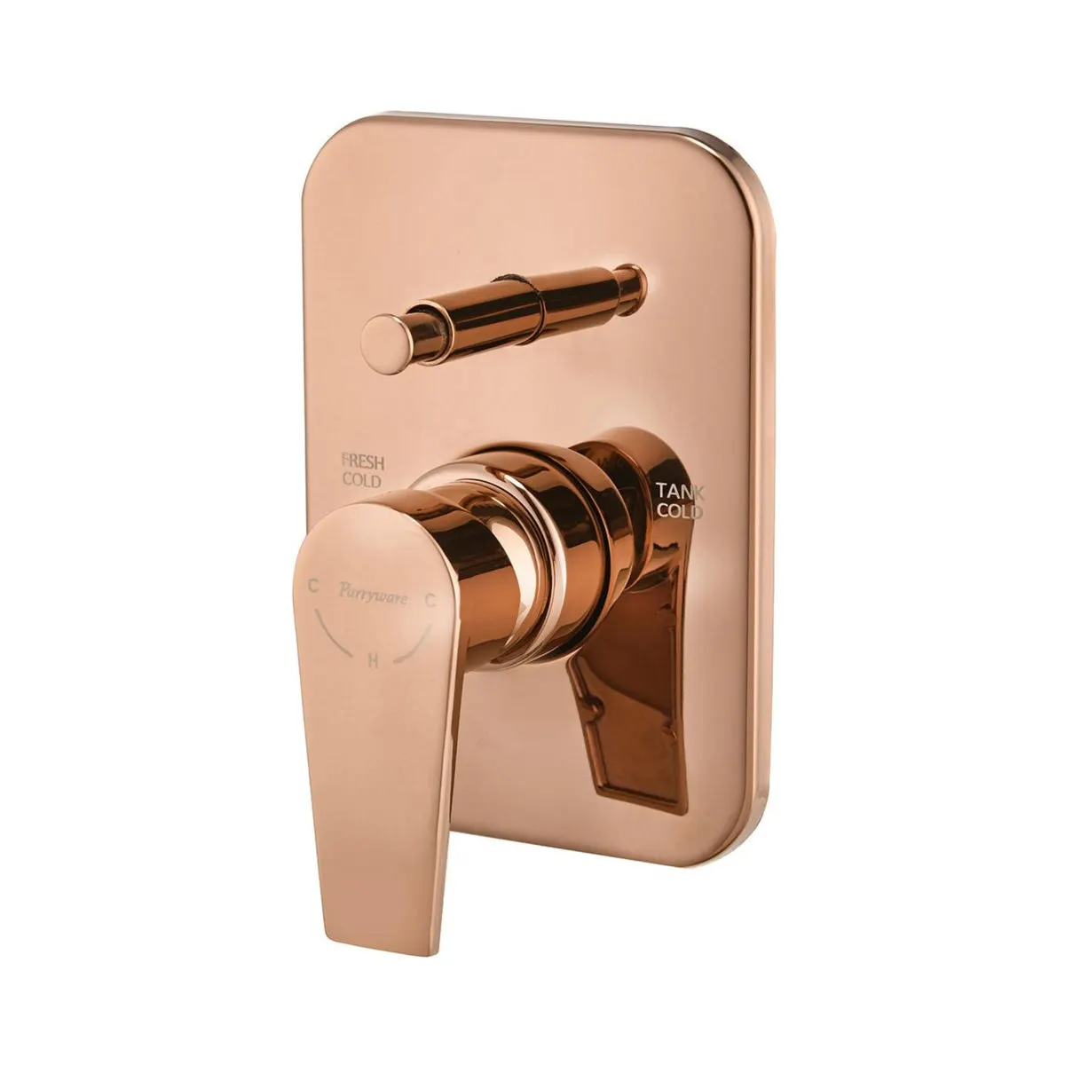 Parryware 3 way diverter praseo G5884A4 G5884A4 Deep Rose Gold - image 2
