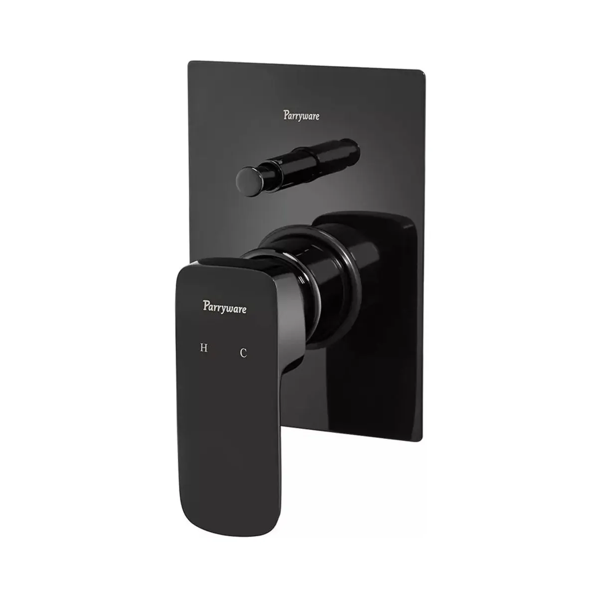 Parryware 2 way diverter quattro collection T23857C T23857C Matt Black - image 3