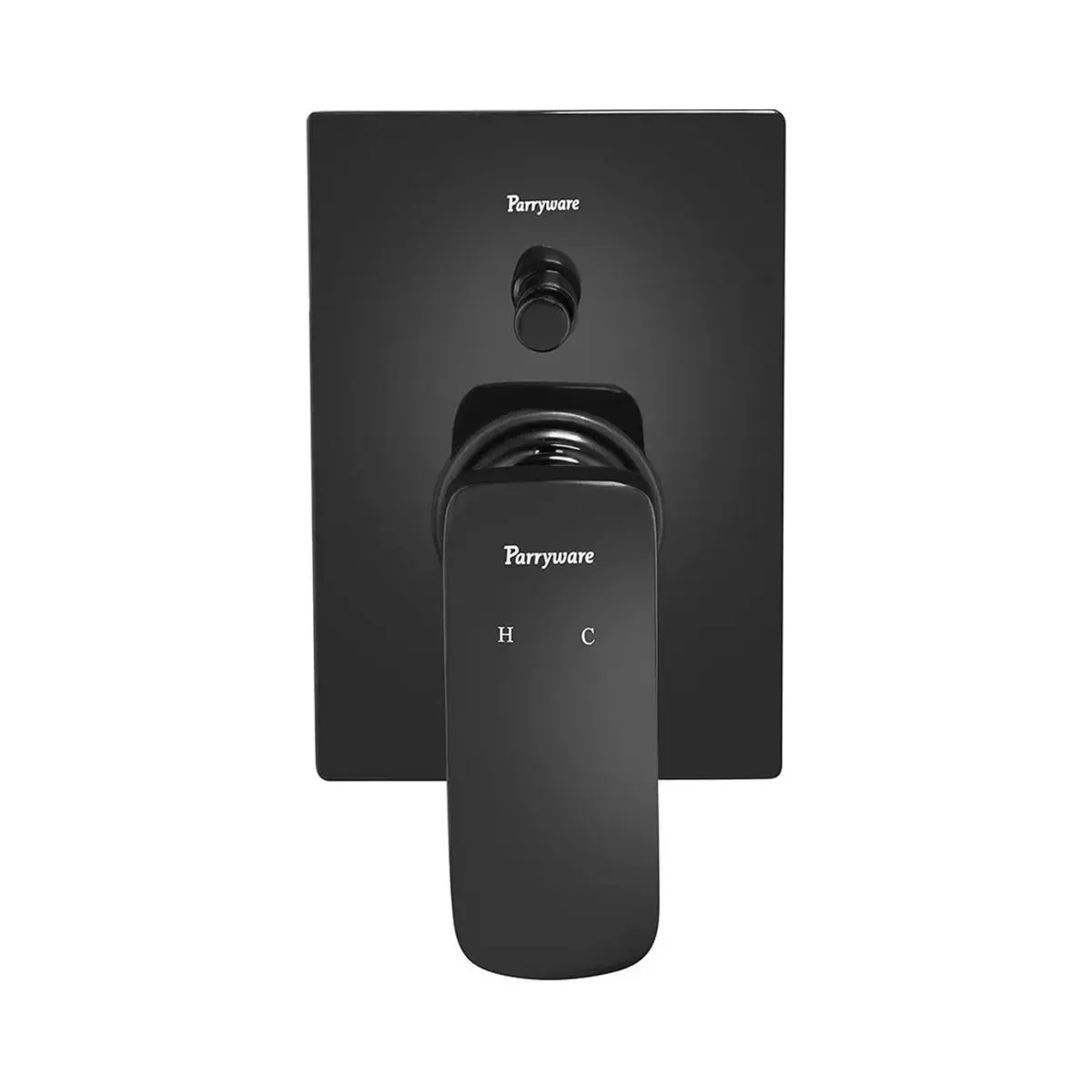 Parryware 2 way diverter quattro collection T23857C T23857C Matt Black - image 1
