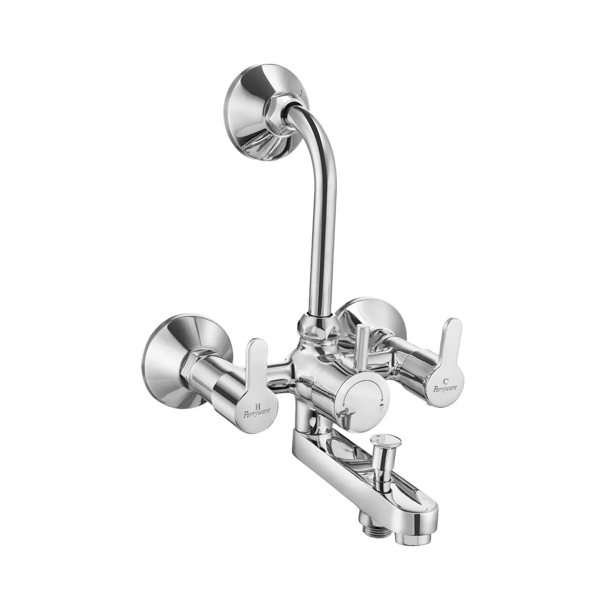 Parryware 3 way wall mixer claret T4617A1 T4617A1 Chrome - image 1