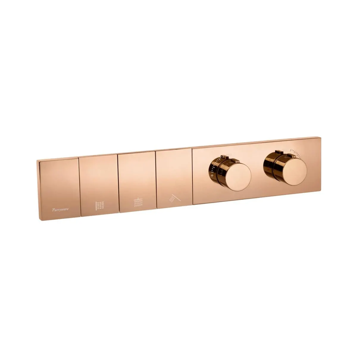 Parryware 3 way thermostatic diverter harmony T5148A4 T5148A4 Deep Rose Gold - image 1