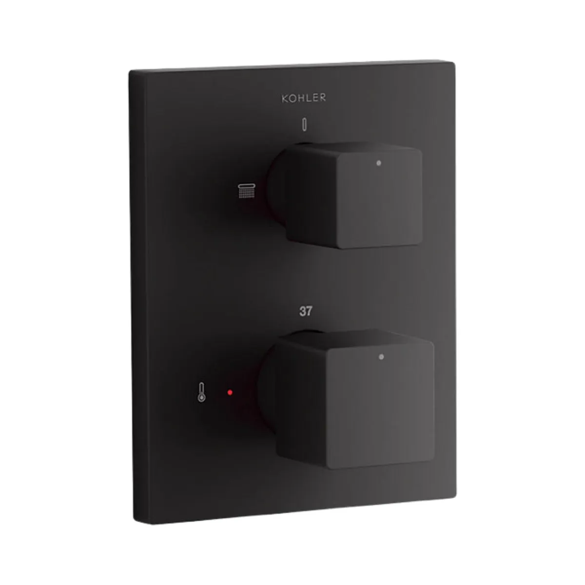 Kohler 2 way thermostatic diverter autosense 20742IN-9FP-BL 20742IN-9FP-BL Black Matt - image 1