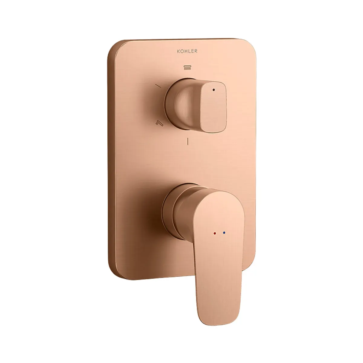 Kohler 3 way diverter aleo 22792IN-4FP-BRD 22792IN-4FP-BRD Brushed Rose Gold - image 1