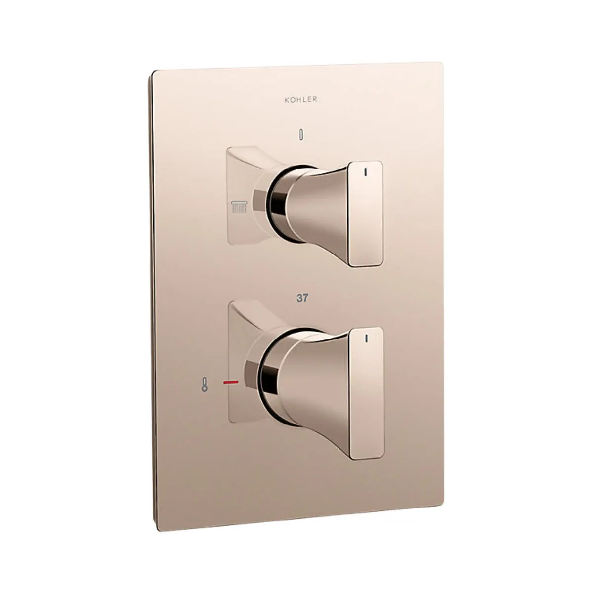 Kohler 2 way thermostatic diverter modern life edge 25761IN-9-RGD 25761IN-9-RGD Rose Gold - image 1