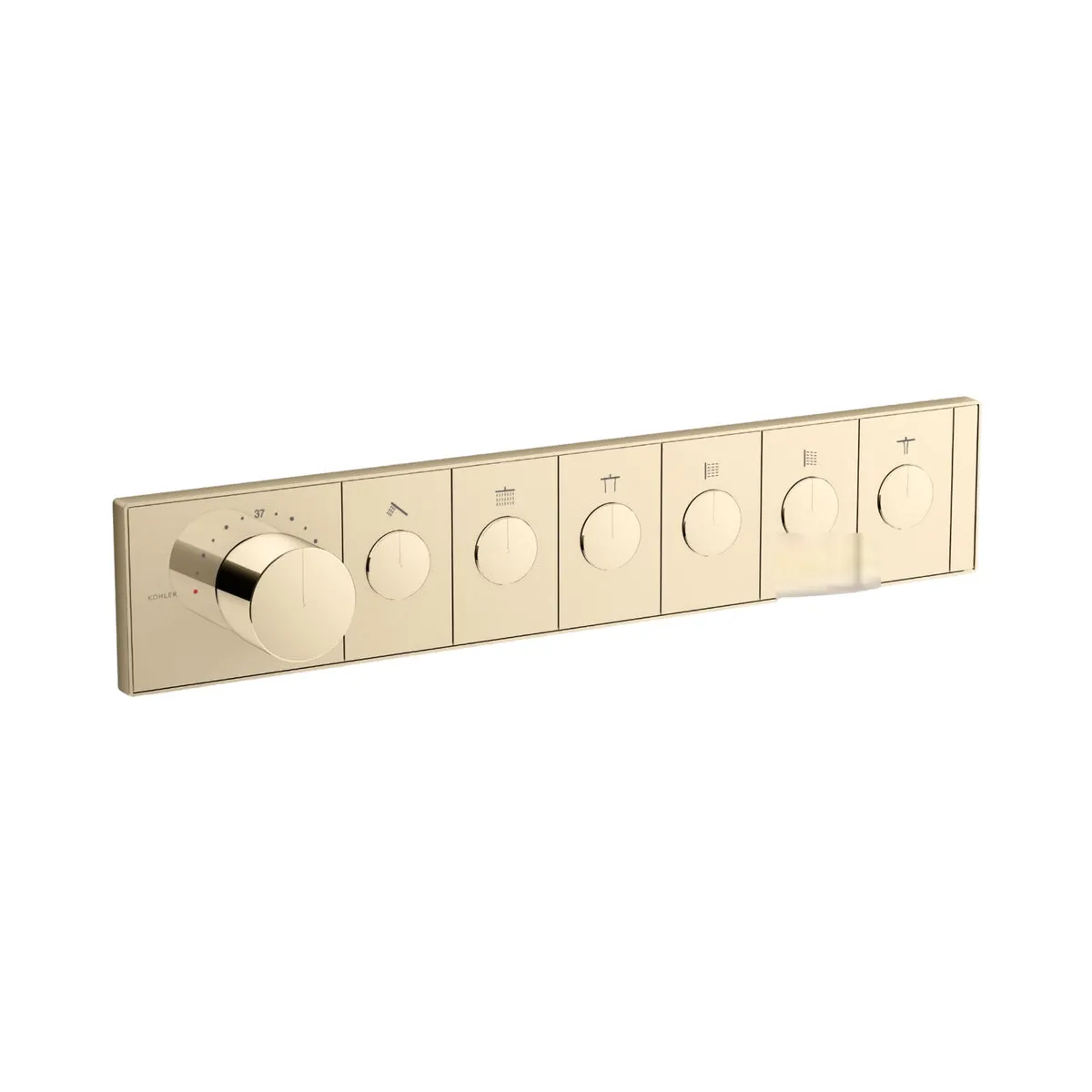 Kohler 6 way thermostatic diverter anthem 26350IN-9-AF 26350IN-9-AF French Gold - image 1
