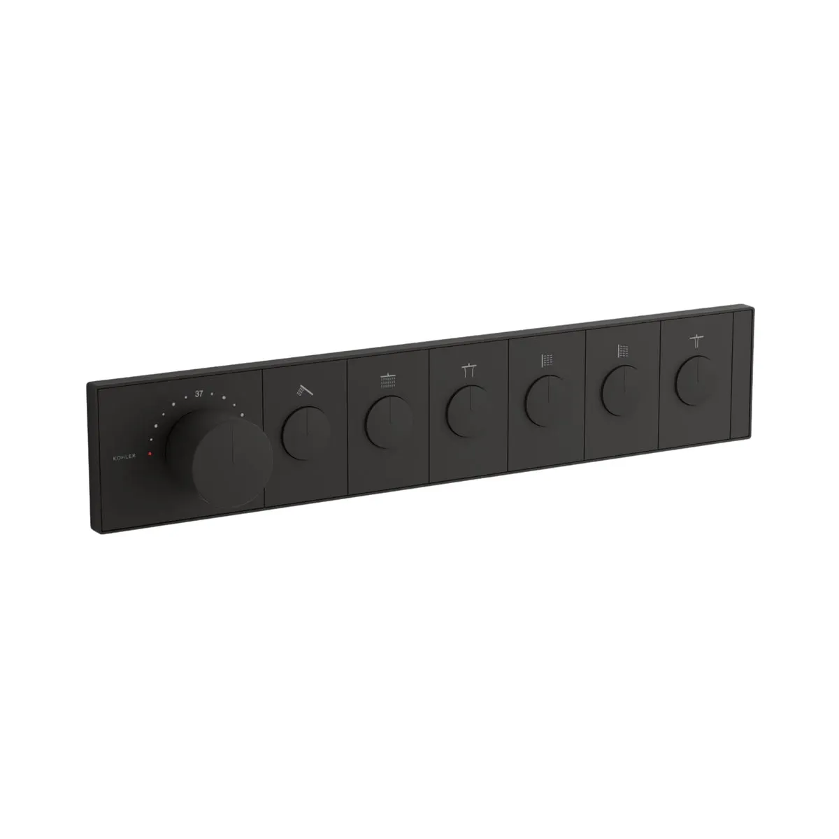Kohler 6 way thermostatic diverter anthem 26350IN-9-BL 26350IN-9-BL Black Matt - image 1