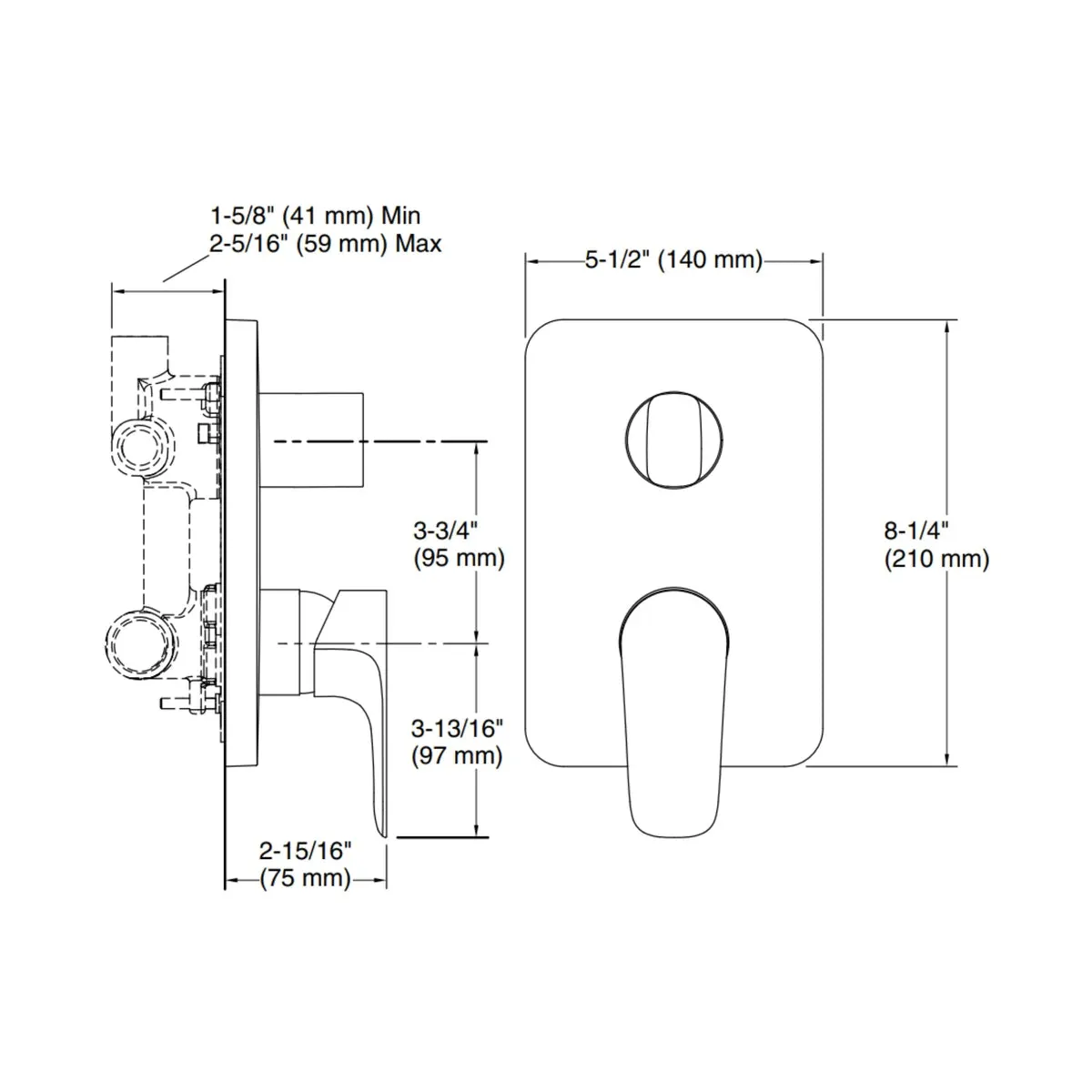 Kohler 3 way diverter aleo plus 77311IN-4FP-CP 77311IN-4FP-CP Chrome - image 2