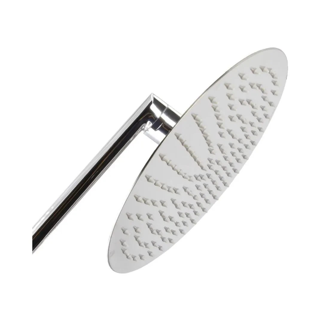 Parryware single flow overhead shower T9993A1 T9993A1 Stainless Steel - image 2
