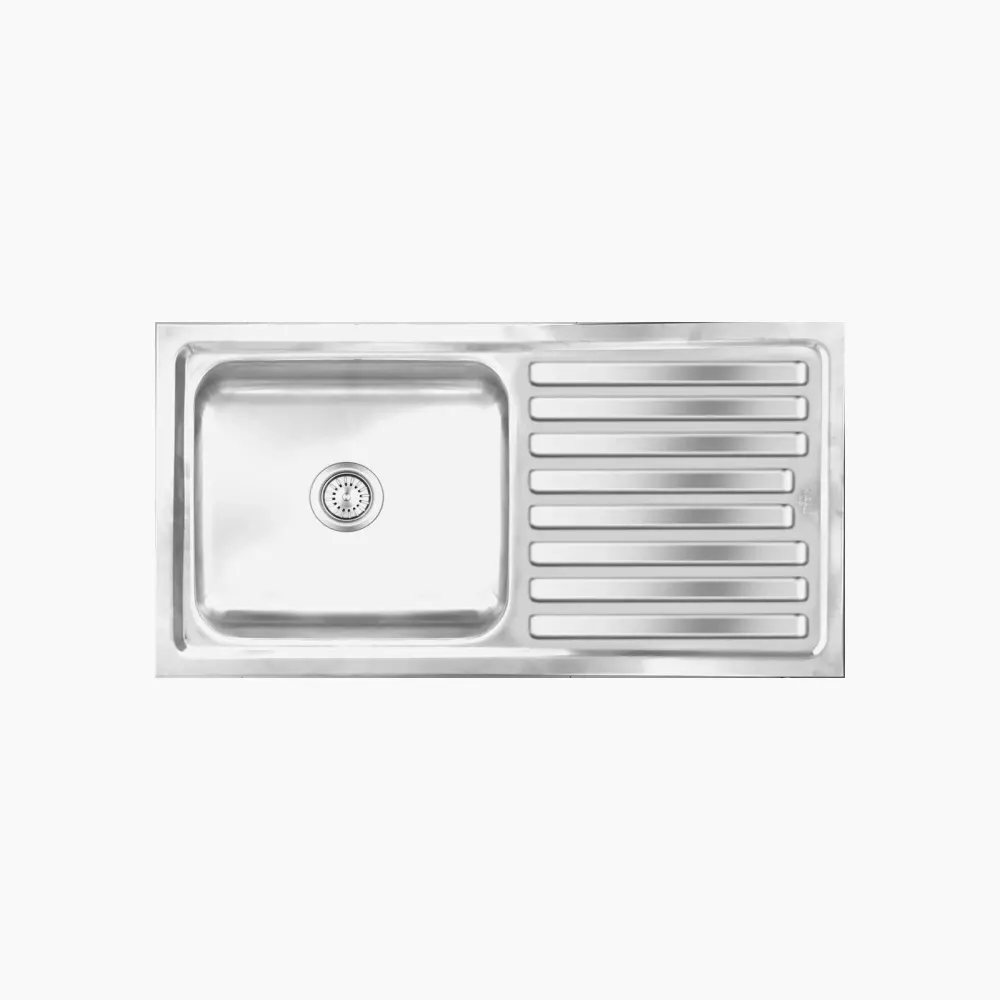 Nirali Elegance Junior Stainless Steel Kitchen Sink, 27 x 16 in PC-NIR-ELEGANCEJUN-2716-GLO Glossy - image 1